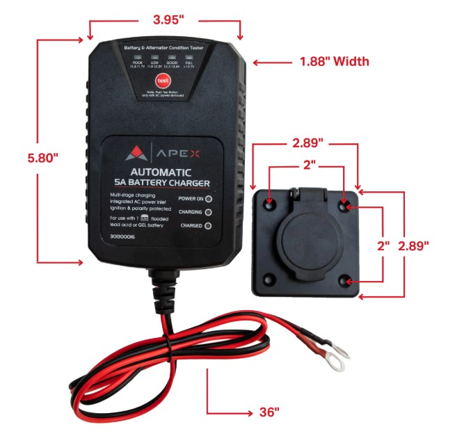 5 Amp Charger | Shop All | Norstar Trailer